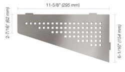 Schluter Shelf-E Quadrilateral Square Stainless Steel SES3 D3 EB